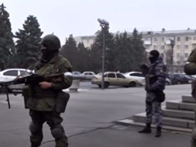 захват здания администрации в Луганске