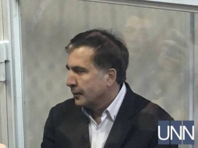 Саакашвили в суде. Фото: unn.com.ua