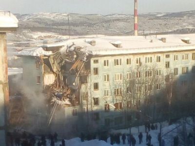 Взрыв в доме в Мурманске. Фото: vk.com/i.murmansk