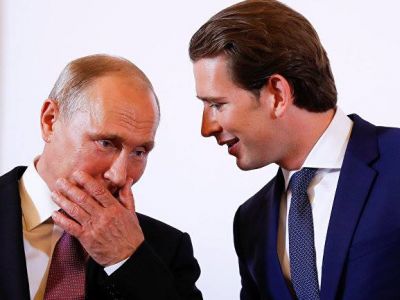 Владимир Путин и федеральный канцлер Австрии Себастьян Курц. Фото: inosmi.ru