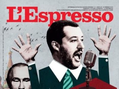 Обложка журнала L'Espresso