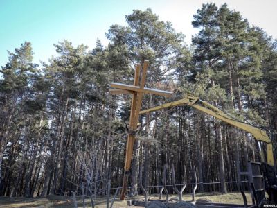 В Беларуси задержали активистов, мешающих сносу мемориала сталинских репрессий