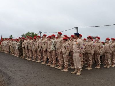По бюджетной программе воспитания патриотов одели и обучили военному делу 140 сахалинцев