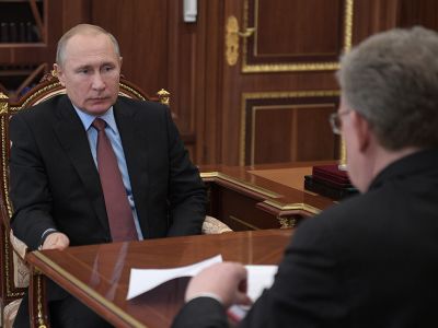 Владимир Путин и Алексей Кудрин. Фото: Алексей Дружинин / ТАСС