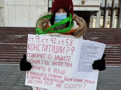 Пикет за право на благоприятную среду. Фото: ekogradmoscow.ru
