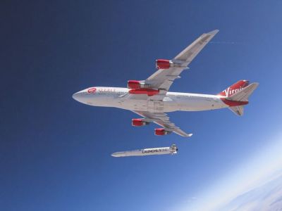 Запуск ракеты Virgin Orbit Фото: Virgin Orbit AFP