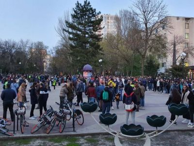 Митинг в Ростове в поддержку Алексея Навального 21 апреля 2021 года. Фото: Ростов №1