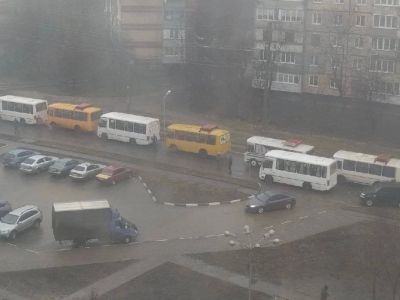 Эвакуация в "ДНР", 18.02.22. Фото: t.me/anatoly_nesmiyan