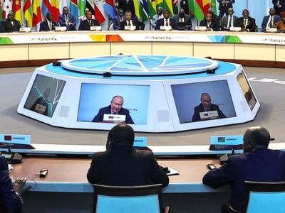 Выступление Путина на саммите "Россия - Африка", 28.07.23. Фото: kremlin.ru