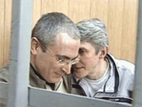 М.Ходорковский и П.Лебедев. фото FederalPost