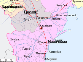 Карта Дагестана. Фото с сайта mojgorod.ru