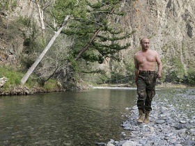 Голый Путин. Фото: kremlin.ru