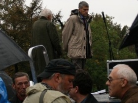 Леонид Гозман на митинге памяти Политковской. Фото: Олег Козырев