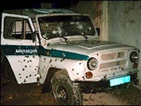 Обстрел милицейской машины, фото http://life.ru/