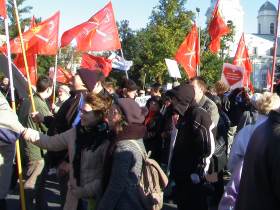 Митинг в Петербурге, Георгий Глазунов