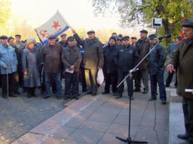 Митинг военных пенсионеров, фото Виктора Надеждина, Каспаров.Ru