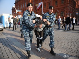 Задержания на Манежной площади. Фото: www.ridus.ru