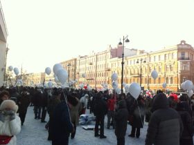 Шествие в Петербурге 4 февраля. Фото с сайта twitter.com