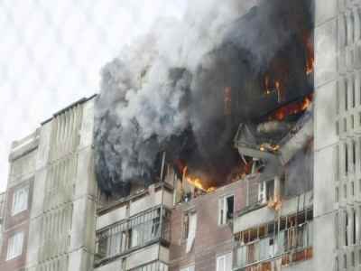 Взрыв в жилом доме в Томске. Фото: ria.ru