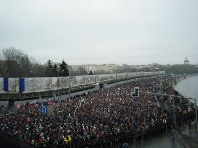 Траурный марш памяти Бориса Немцова. Фото: Каспаров.Ru