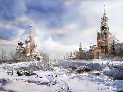 Москва, постапокалипсис. Источник - http://www.zastavki.com/rus/Fantasy