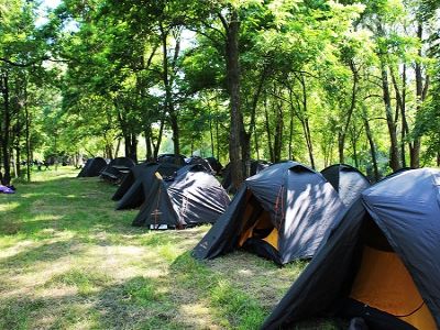 Палаточный лагерь. Фото: a-life.com.ua