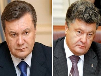 Виктор Янукович и Петр Порошенко. Фото: sockraina.com