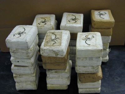 Упаковки колумбийского кокаина. Фото: ru.wikipedia.org