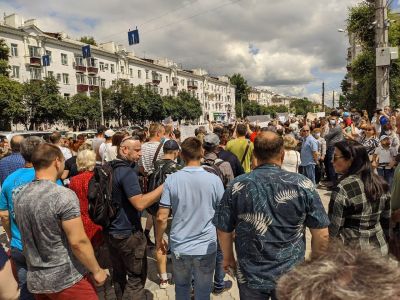 Акция протеста против ареста Фургала. Фото: deita.ru