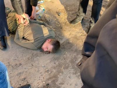 Задержание Антона Макарова, убившего военных под Воронежем. Фото: t.me/stormdaily
