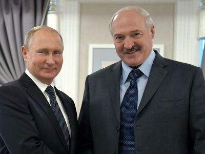 Владимир Путин и Александр Лукашенко. Фото: Сергей Гунеев / РИА Новости