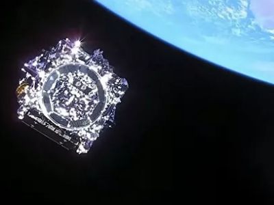 Вывод на орбиту космического телескопа "Джеймс Уэбб". Фото: NASA