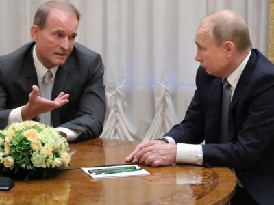 Путин и Медведчук. Фото: Михаил Климентьев / РИА Новости