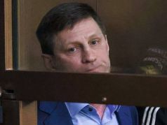 Сергей Фургал в зале суда. Фото: t.me/truth_aggregator